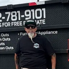 Louie Villareal, owner of Cast Out Hauling & Junk Removal